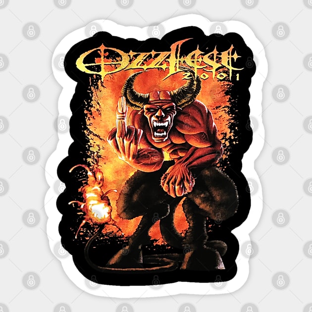 90s 2000s Classic Rock Star Music Festival Sticker by nicklower